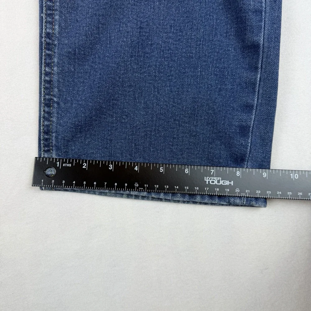 Levis 541 Jeans Mens 42x34 Athletic Stretch Taper Medium Wash Faded Denim